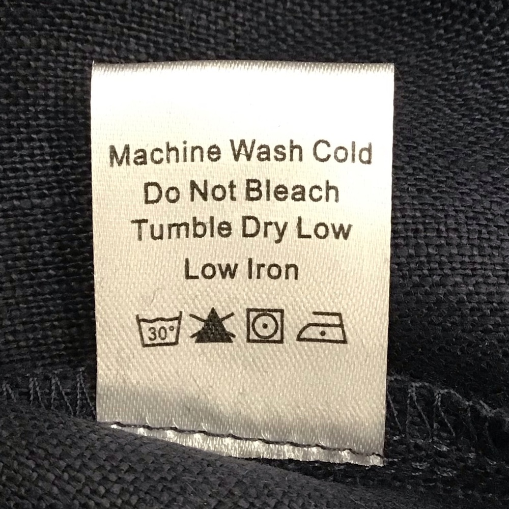 NWT Tuckernuck Navy and White Long Sleeve Linen Dress Size M - Picture 6 of 6